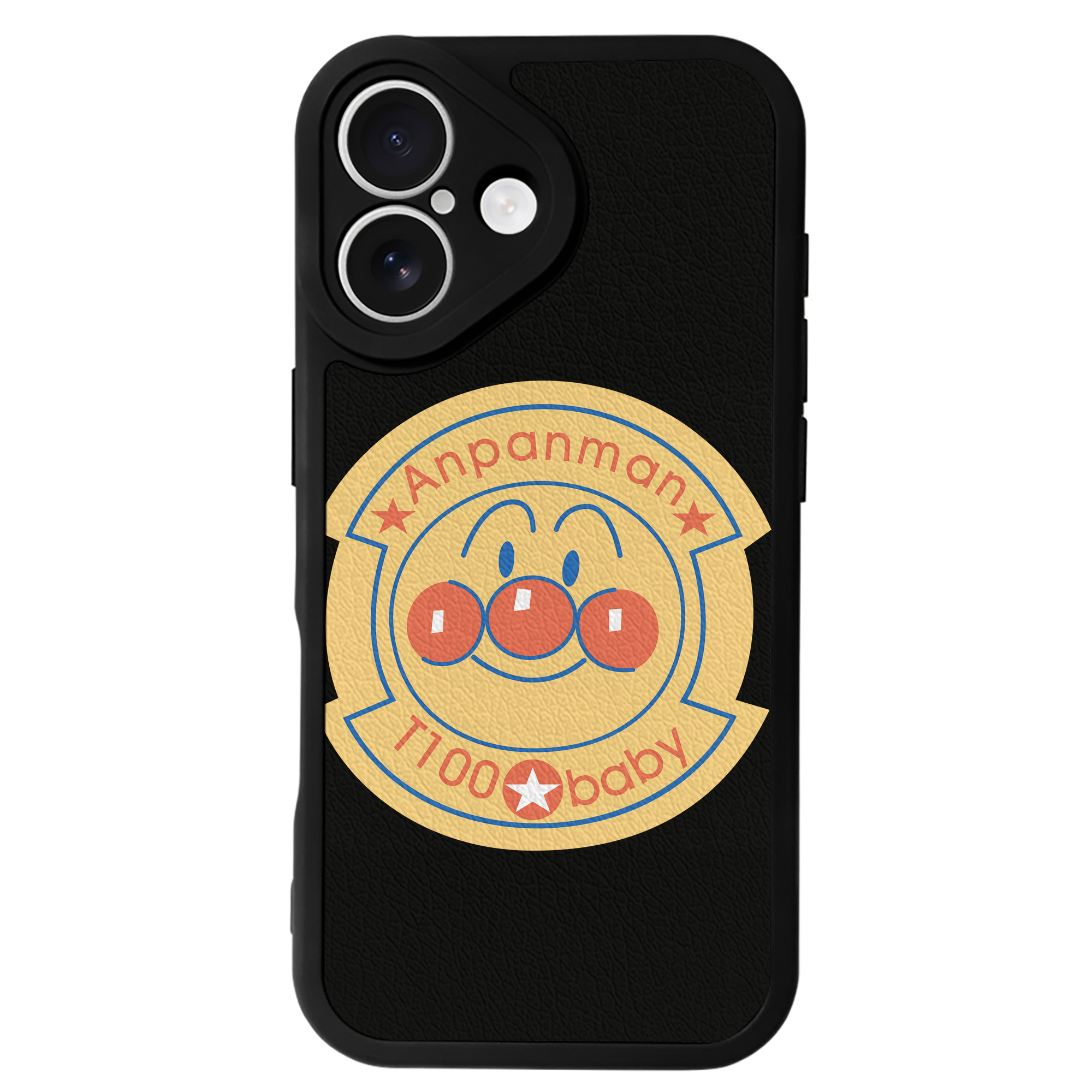 （画像用） アンパンマン Anpanman 【iPhone 16シリーズ対応】シリコンスマホケース（レザー調） 材質：シリコン